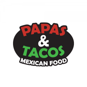 Papas and Tacos Mexican Food Logo - Calvillo Creative