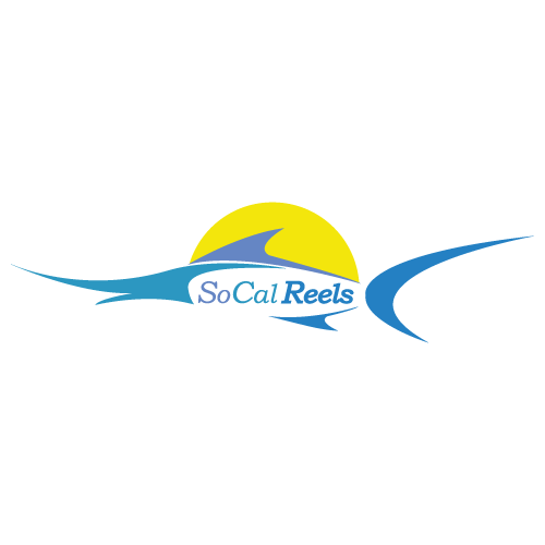 A logo design of SoCal Reels.